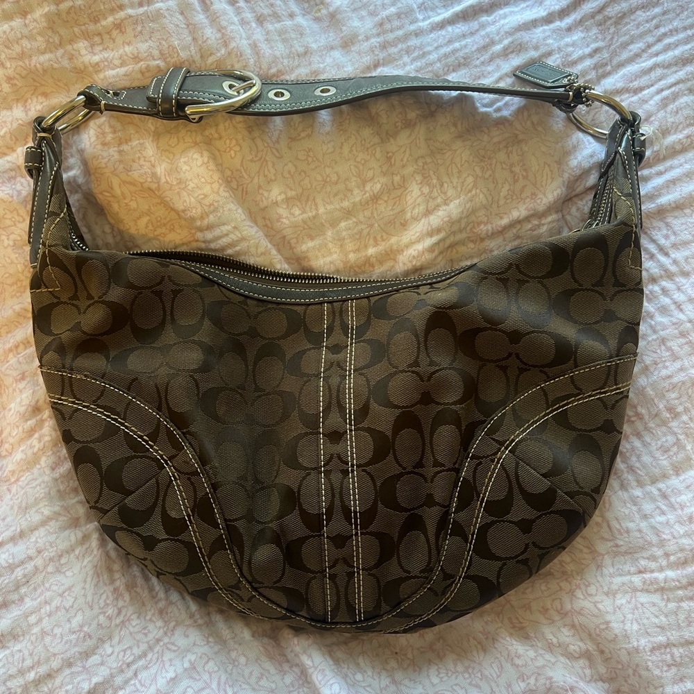 Coach Brown Hobo Bag